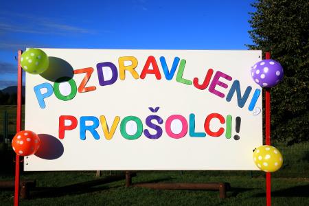 SPREJEM PRVOŠOLČKOV BEGUNJE 01 FOTO LJUBO VUKELIČ